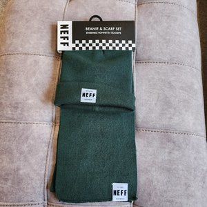 NWT Neff Beanie And Scarf Set One Size